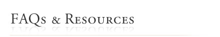 FAQs and Resources